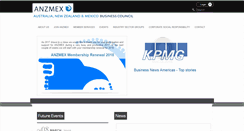 Desktop Screenshot of anzmex.org